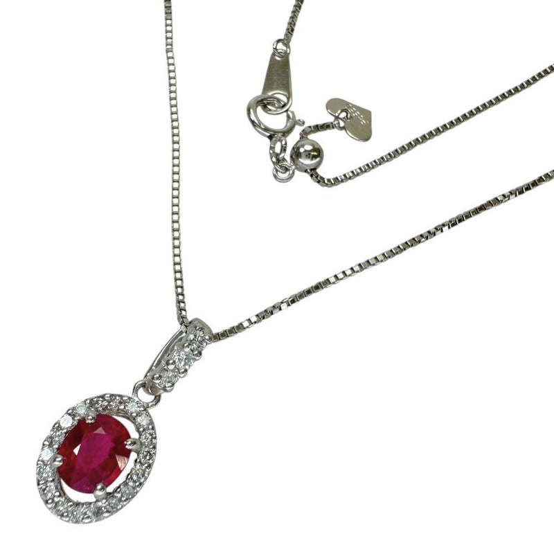 ルビー 0.59ct ダイヤモンド 0.19ct ネックレス Pt850プラチナ/Pt900プラチナ 4.2g 46cm レディース
【中古】【真子質店】【NN】




【MoMiMa】