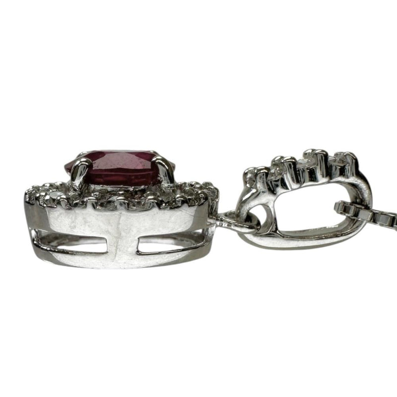 ルビー 0.59ct ダイヤモンド 0.19ct ネックレス Pt850プラチナ/Pt900プラチナ 4.2g 46cm レディース
【中古】【真子質店】【NN】




【MoMiMa】