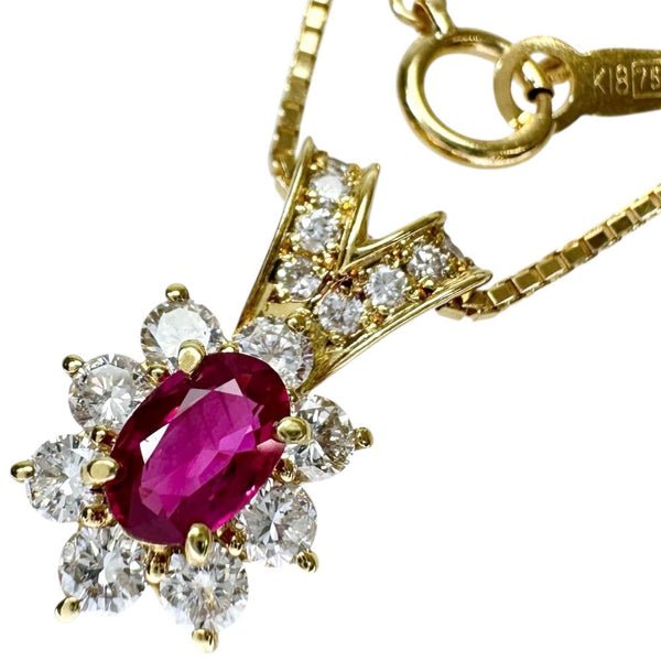 ルビー 0.601ct ダイヤモンド 0.60ct ネックレス K18ゴールド 18金 5.1g 43cm レディース
【中古】【真子質店】【NN】




【IxDMo】