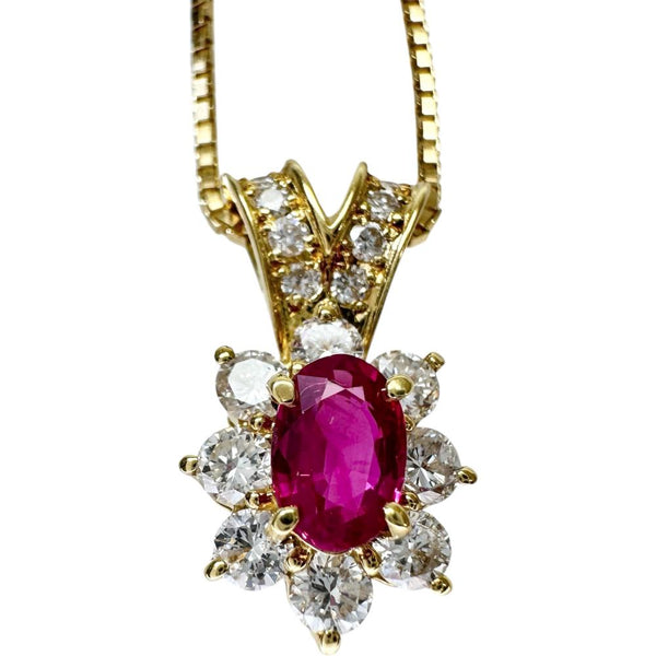 ルビー 0.601ct ダイヤモンド 0.60ct ネックレス K18ゴールド 18金 5.1g 43cm レディース
【中古】【真子質店】【NN】




【IxDMo】