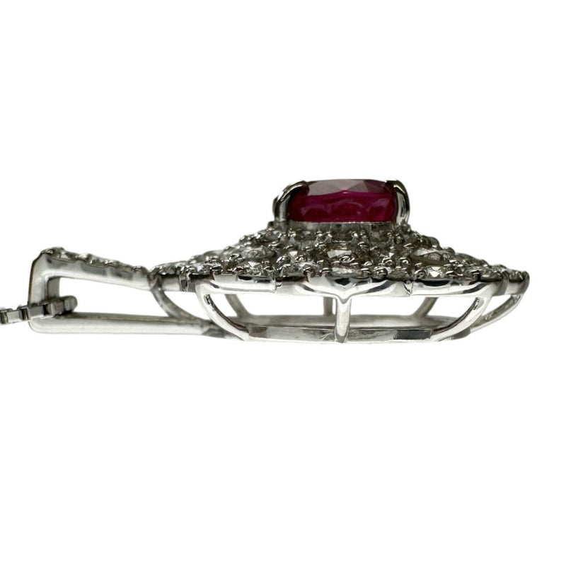 ルビー 1.370ct ダイヤモンド 1.10ct ネックレス Pt850プラチナ/Pt900プラチナ 6.9g 60cm レディース
【中古】【真子質店】【NN】




【IMiKx】