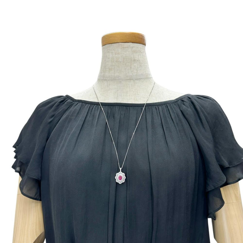 ルビー 1.370ct ダイヤモンド 1.10ct ネックレス Pt850プラチナ/Pt900プラチナ 6.9g 60cm レディース
【中古】【真子質店】【NN】




【IMiKx】