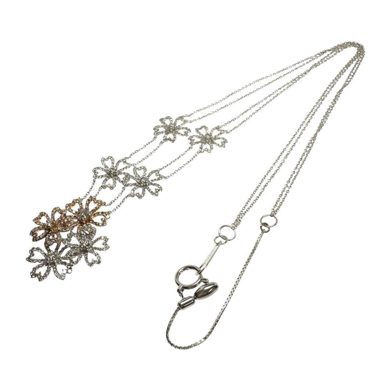 サクラモチーフ ダイヤモンド 計0.157/計1.85ct ネックレス K18WGホワイトゴールド 18金/K18PGピンクゴールド 18金 12.0g 47cm レディース
【中古】【真子質店】【NN】




【TMoMax】