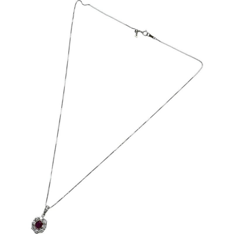 ルビー 0.60ct ダイヤモンド 0.72ct ネックレス Pt850プラチナ/Pt900プラチナ 4.8g 45cm レディース
【中古】【真子質店】【NN】




【MiMix】