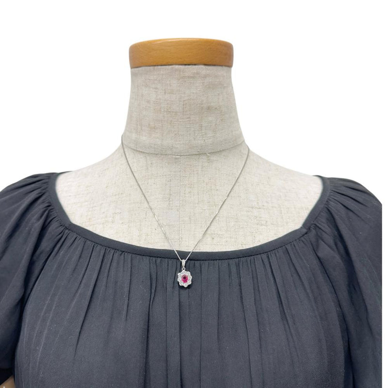 ルビー 0.60ct ダイヤモンド 0.72ct ネックレス Pt850プラチナ/Pt900プラチナ 4.8g 45cm レディース
【中古】【真子質店】【NN】




【MiMix】