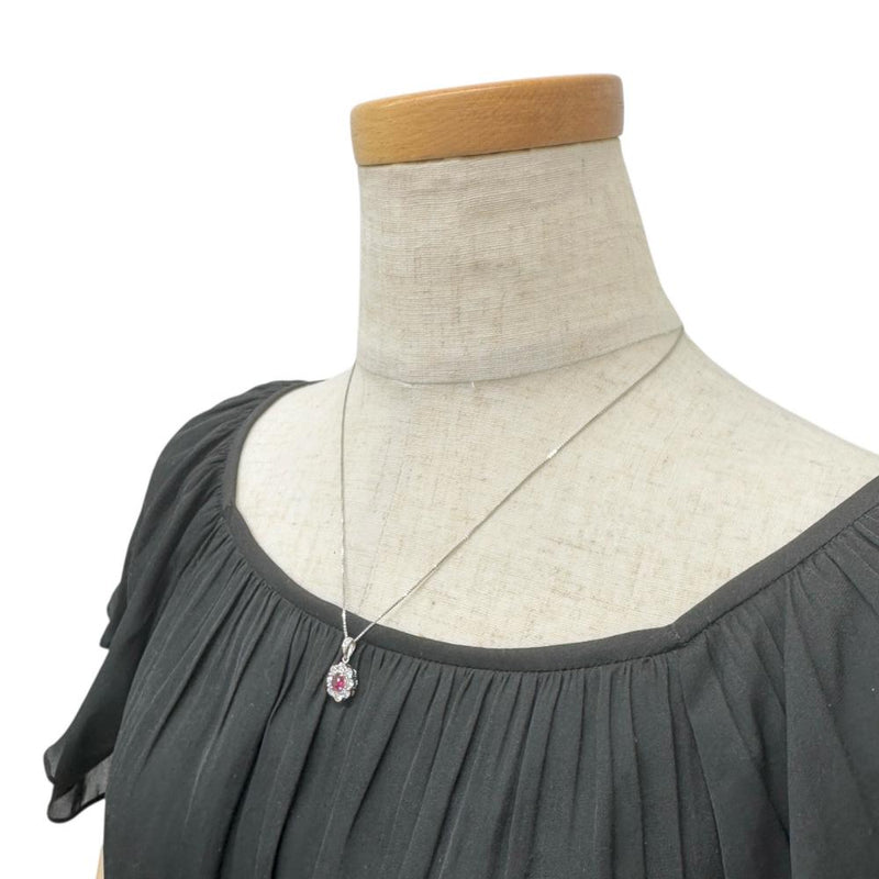 ルビー 0.60ct ダイヤモンド 0.72ct ネックレス Pt850プラチナ/Pt900プラチナ 4.8g 45cm レディース
【中古】【真子質店】【NN】




【MiMix】