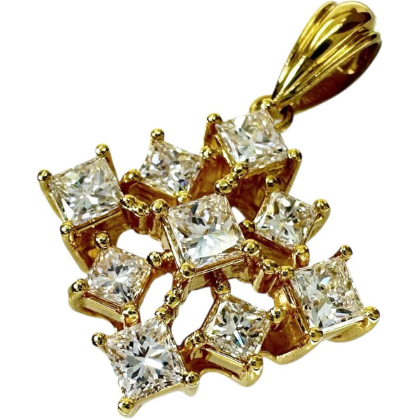 ひし形デザイン ダイヤモンド 1.07ct ペンダントトップ K18ゴールド 18金 3.0g レディース
【中古】【真子質店】【NN】




【KMoS】