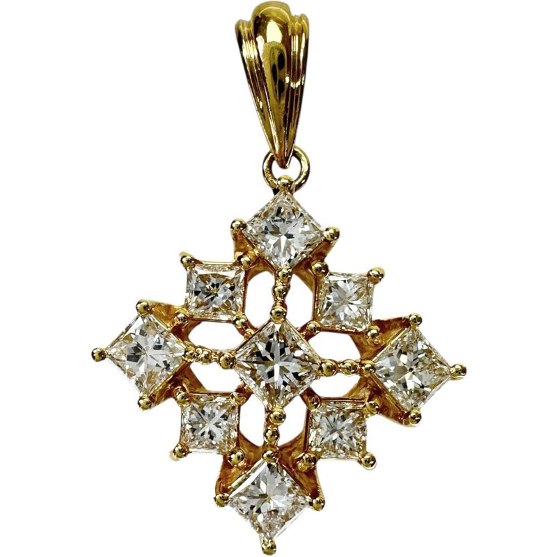 ひし形デザイン ダイヤモンド 1.07ct ペンダントトップ K18ゴールド 18金 3.0g レディース
【中古】【真子質店】【NN】




【KMoS】