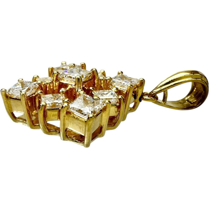 ひし形デザイン ダイヤモンド 1.07ct ペンダントトップ K18ゴールド 18金 3.0g レディース
【中古】【真子質店】【NN】




【KMoS】