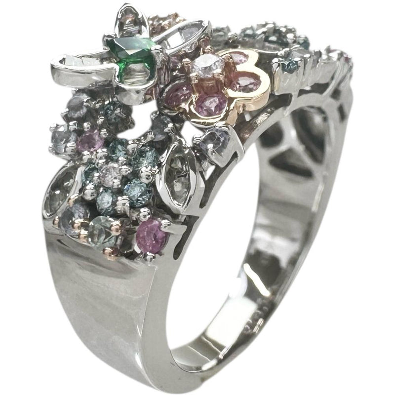 10号 グリーンガーネット 0.06ct サファイア 計0.45ct タンザナイト/ダイヤモンド 計0.23/計0.27ct リング・指輪 K18WGホワイトゴールド 18金 7.7g レディース
【中古】【真子質店】【NN】




【IMaMiY】