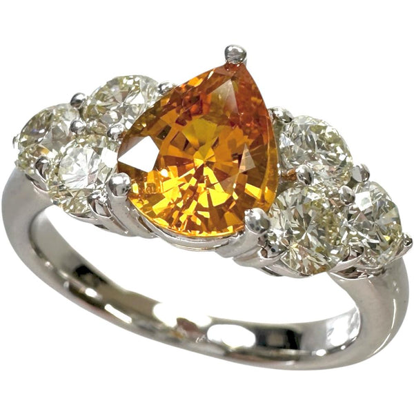 14号 イエローサファイア（拡散処理なし） 1.667ct ダイヤモンド 1.22ct リング・指輪 Pt900プラチナ 8.0g レディース
【中古】【真子質店】【NN】




【IMiIMo】