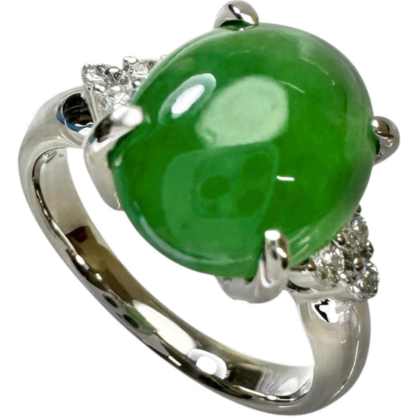 10号 ヒスイ 4.74ct ダイヤモンド 0.11ct リング・指輪 Pt900プラチナ 6.2g レディース
【中古】【真子質店】【NN】




【KKx】