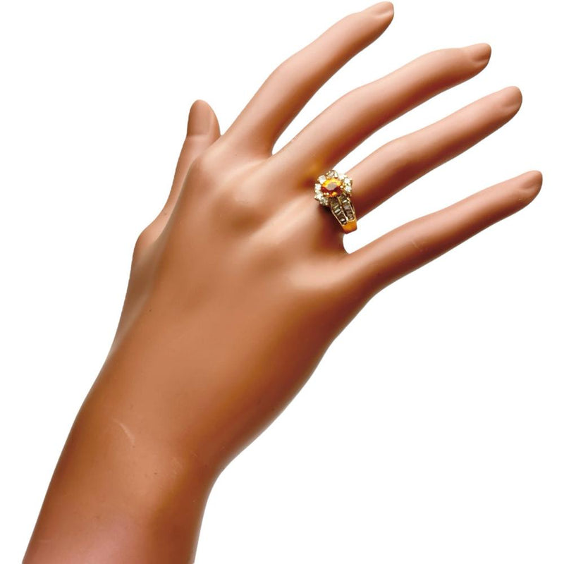 10号 ゴールデンサファイア（拡散処理なし） 1.06ct ダイヤモンド 0.75ct リング・指輪 K18ゴールド 18金 4.4g レディース
【中古】【真子質店】【NN】




【SSx】