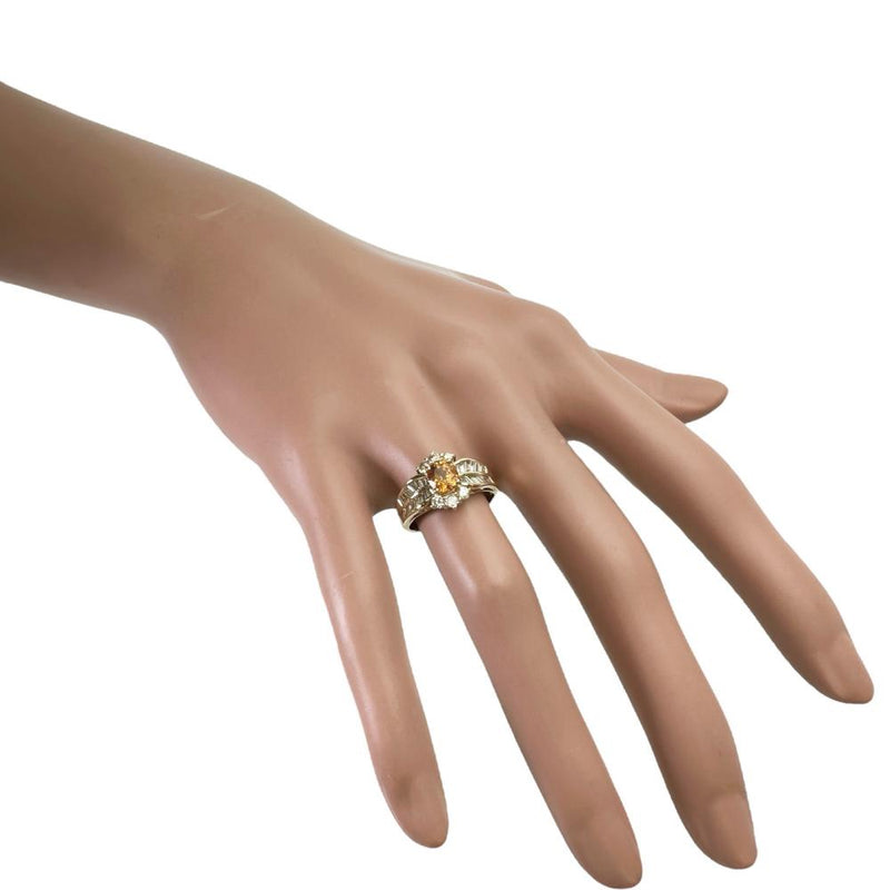 10号 ゴールデンサファイア（拡散処理なし） 1.06ct ダイヤモンド 0.75ct リング・指輪 K18ゴールド 18金 4.4g レディース
【中古】【真子質店】【NN】




【SSx】