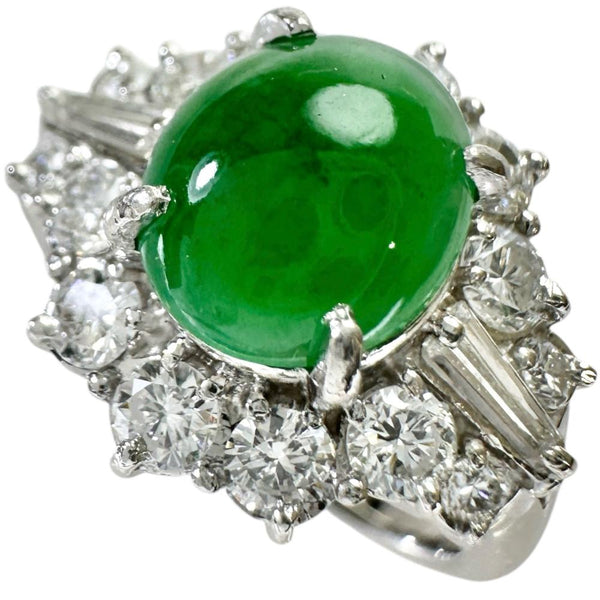 10号 ヒスイ 1.62ct ダイヤモンド 0.87ct リング・指輪 Pt900プラチナ 8.4g レディース
【中古】【真子質店】【NN】




【ITIx】