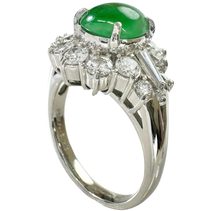 10号 ヒスイ 1.62ct ダイヤモンド 0.87ct リング・指輪 Pt900プラチナ 8.4g レディース
【中古】【真子質店】【NN】




【ITIx】