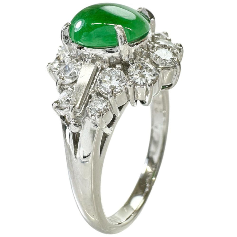 10号 ヒスイ 1.62ct ダイヤモンド 0.87ct リング・指輪 Pt900プラチナ 8.4g レディース
【中古】【真子質店】【NN】




【ITIx】