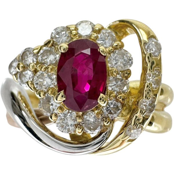 10.5号 ルビー 0.50ct ダイヤモンド 0.59ct リング・指輪 K18ゴールド 18金/Pt900プラチナ 6.2g レディース
【中古】【真子質店】【NN】




【MiMaY】