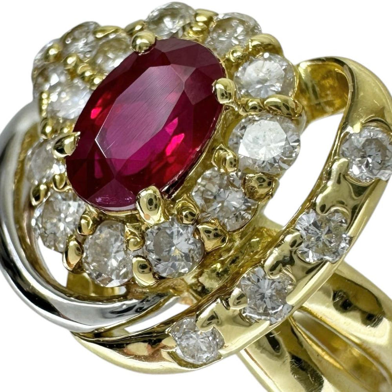 10.5号 ルビー 0.50ct ダイヤモンド 0.59ct リング・指輪 K18ゴールド 18金/Pt900プラチナ 6.2g レディース
【中古】【真子質店】【NN】




【MiMaY】