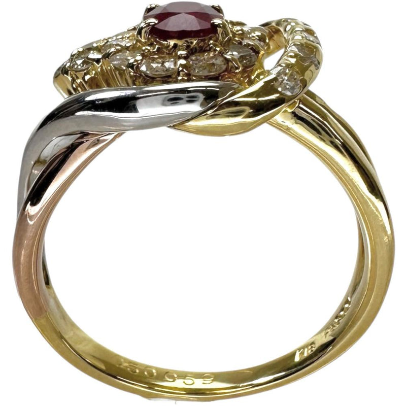 10.5号 ルビー 0.50ct ダイヤモンド 0.59ct リング・指輪 K18ゴールド 18金/Pt900プラチナ 6.2g レディース
【中古】【真子質店】【NN】




【MiMaY】