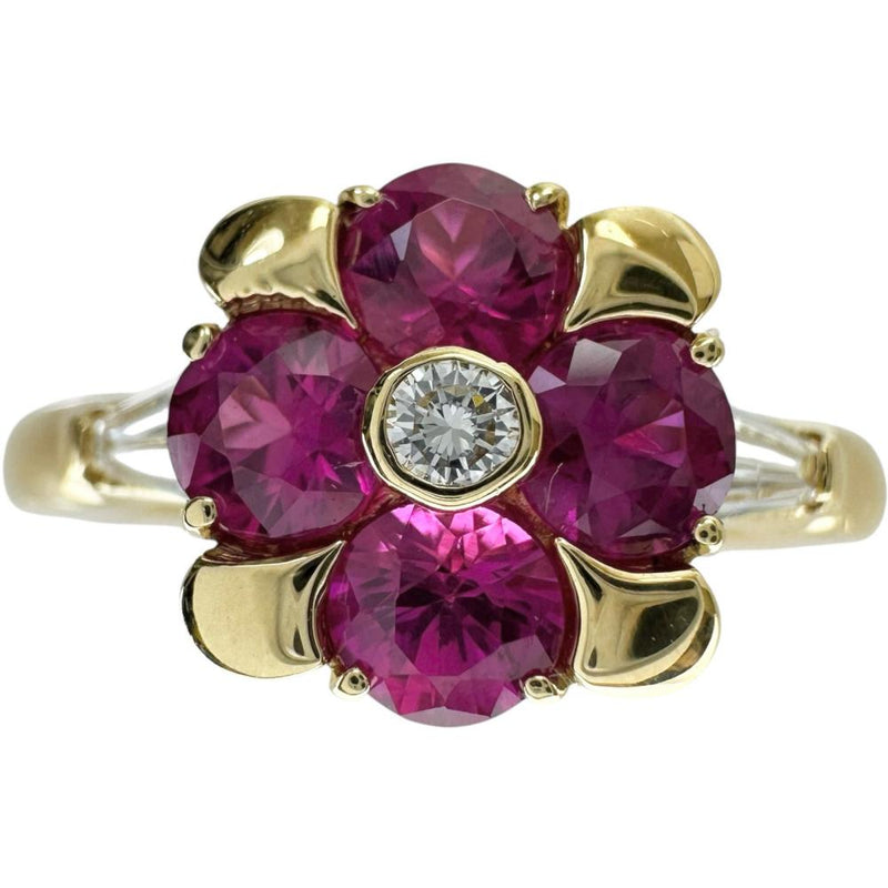 12号 クローバー ルビー 0.96ct ダイヤモンド 0.18ct リング・指輪 K18ゴールド 18金 4.4g レディース
【中古】【真子質店】【NN】




【YIY】