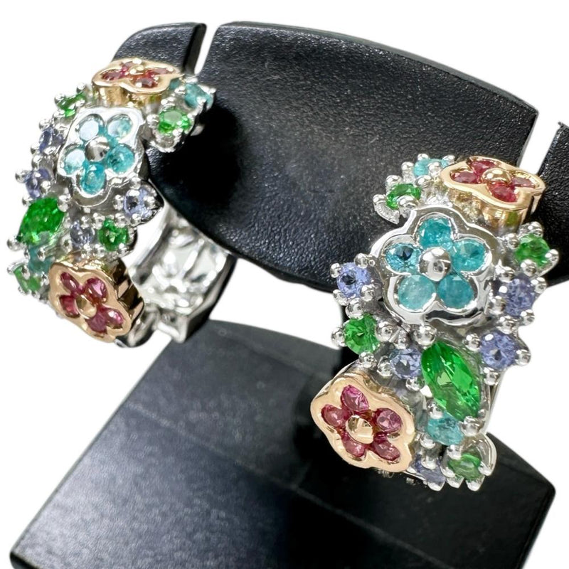 ピアリング パライバトルマリン/ガーネット/タンザナイト/スピネル ダイヤモンド 0.05×2ct イヤリング K18WGホワイトゴールド 18金/K18PGピンクゴールド 18金 7.1g レディース
【中古】【真子質店】【NN】




【IIKK】