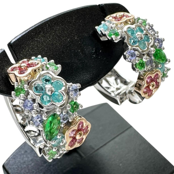 ピアリング パライバトルマリン/ガーネット/タンザナイト/スピネル ダイヤモンド 0.05×2ct イヤリング K18WGホワイトゴールド 18金/K18PGピンクゴールド 18金 7.1g レディース
【中古】【真子質店】【NN】




【IIKK】