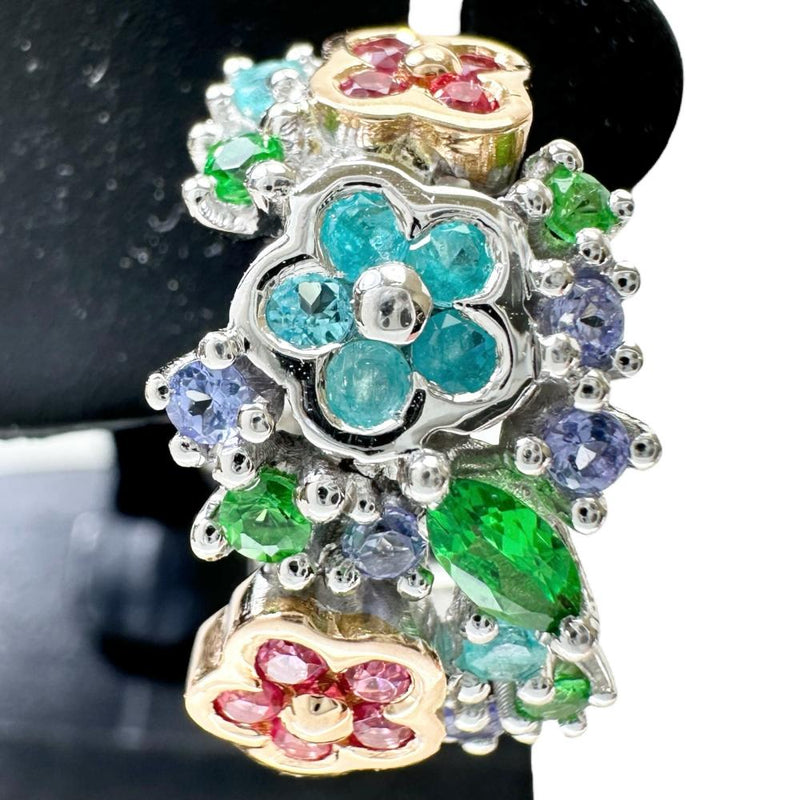 ピアリング パライバトルマリン/ガーネット/タンザナイト/スピネル ダイヤモンド 0.05×2ct イヤリング K18WGホワイトゴールド 18金/K18PGピンクゴールド 18金 7.1g レディース
【中古】【真子質店】【NN】




【IIKK】