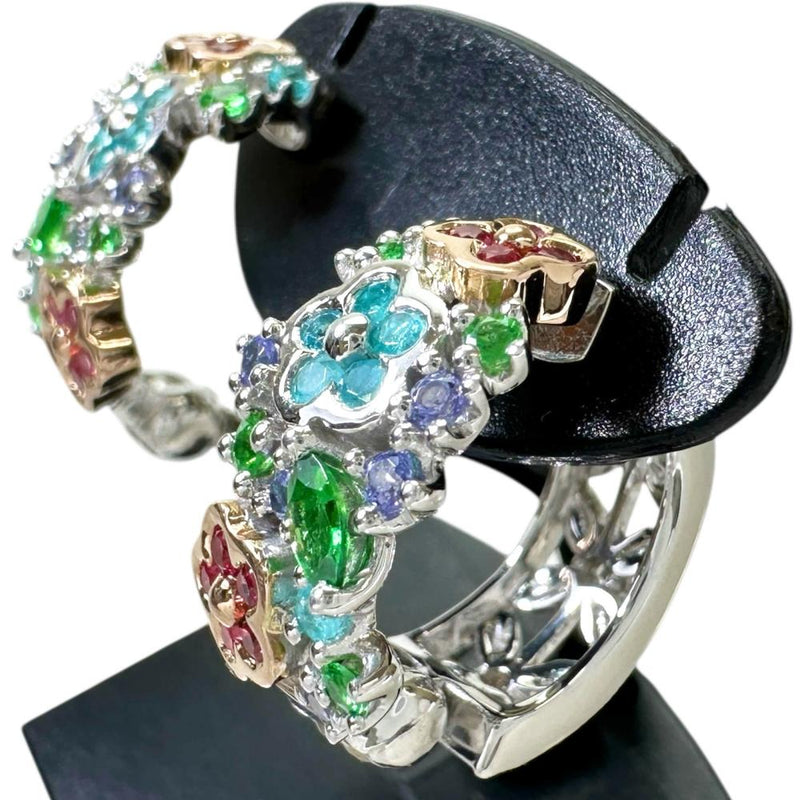 ピアリング パライバトルマリン/ガーネット/タンザナイト/スピネル ダイヤモンド 0.05×2ct イヤリング K18WGホワイトゴールド 18金/K18PGピンクゴールド 18金 7.1g レディース
【中古】【真子質店】【NN】




【IIKK】