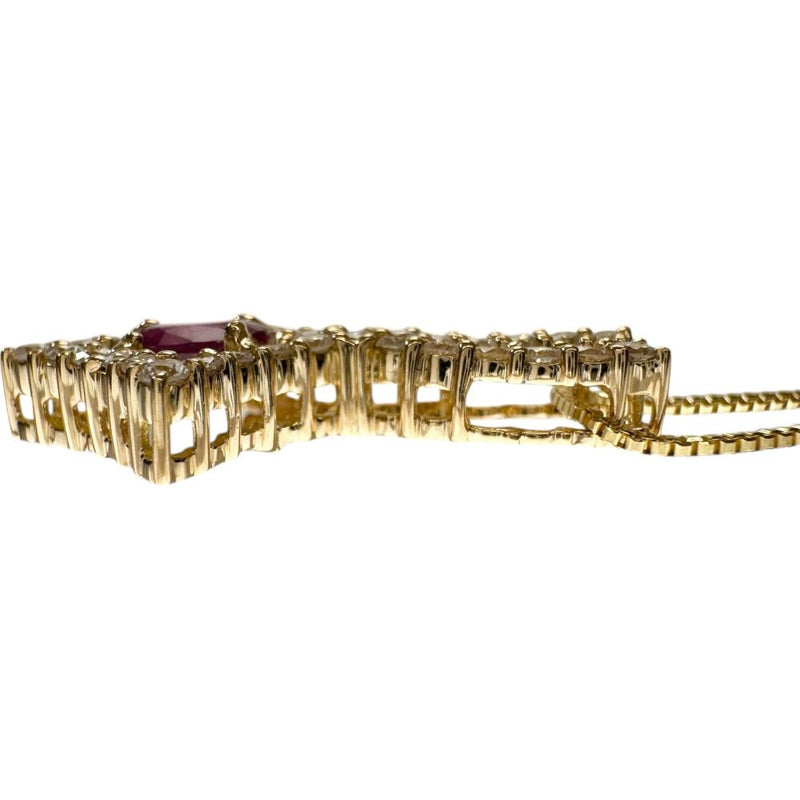 ルビー 0.46ct ダイヤモンド 0.40ct ネックレス K18ゴールド 18金 3.9g 46cm レディース
【中古】【真子質店】【NN】




【KxD】