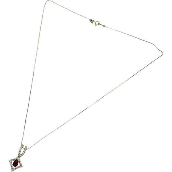 ルビー 0.46ct ダイヤモンド 0.40ct ネックレス K18ゴールド 18金 3.9g 46cm レディース
【中古】【真子質店】【NN】




【KxD】
