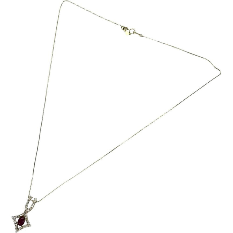 ルビー 0.46ct ダイヤモンド 0.40ct ネックレス K18ゴールド 18金 3.9g 46cm レディース
【中古】【真子質店】【NN】




【KxD】