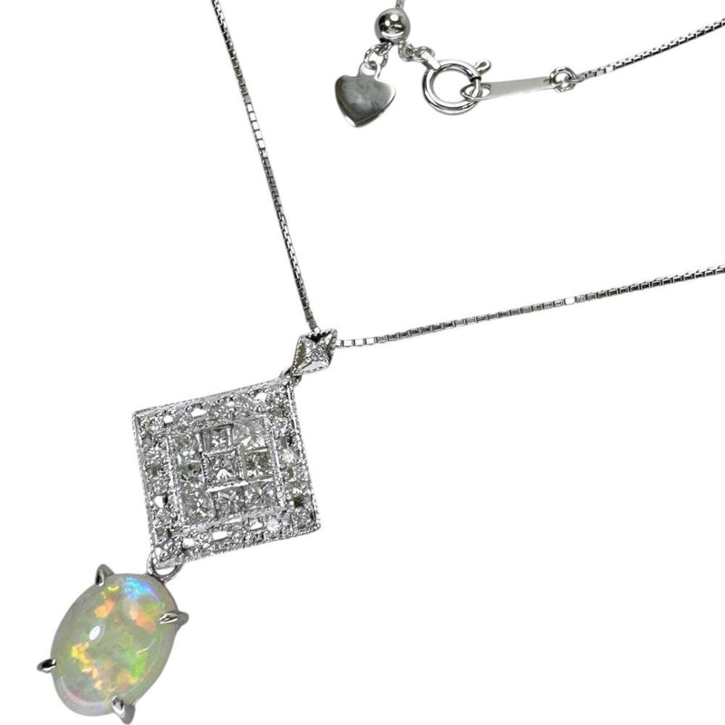 オパール 1.41ct ダイヤモンド 0.70ct ネックレス Pt900プラチナ/K18WGホワイトゴールド 18金 4.9g 46cm レディース
【中古】【真子質店】【NN】




【YTK】