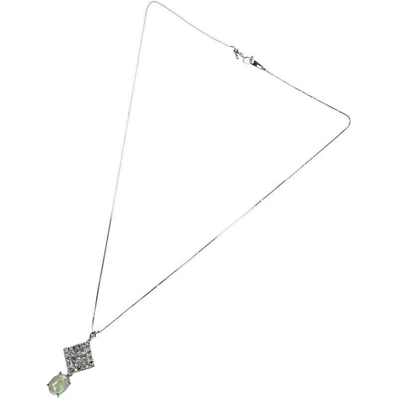 オパール 1.41ct ダイヤモンド 0.70ct ネックレス Pt900プラチナ/K18WGホワイトゴールド 18金 4.9g 46cm レディース
【中古】【真子質店】【NN】




【YTK】
