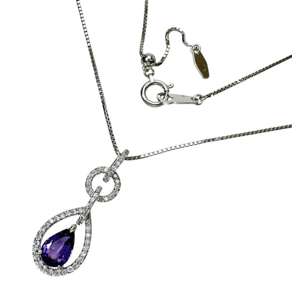 バイオレットサファイア 1.00ct ダイヤモンド 0.20ct ネックレス K18WGホワイトゴールド 18金 4.2g 50cm レディース
【中古】【真子質店】【NN】




【MiMix】