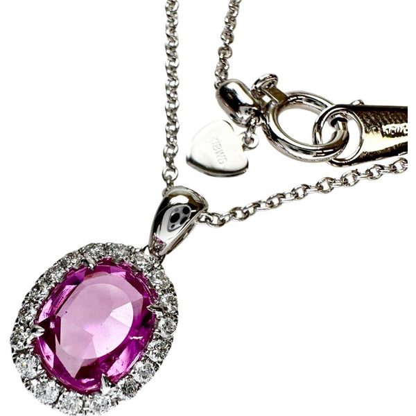 ピンクサファイア 1.56ct ダイヤモンド 0.20ct ネックレス K18WGホワイトゴールド 18金 4.4g 46cm レディース
【中古】【真子質店】【NN】




【SSx】