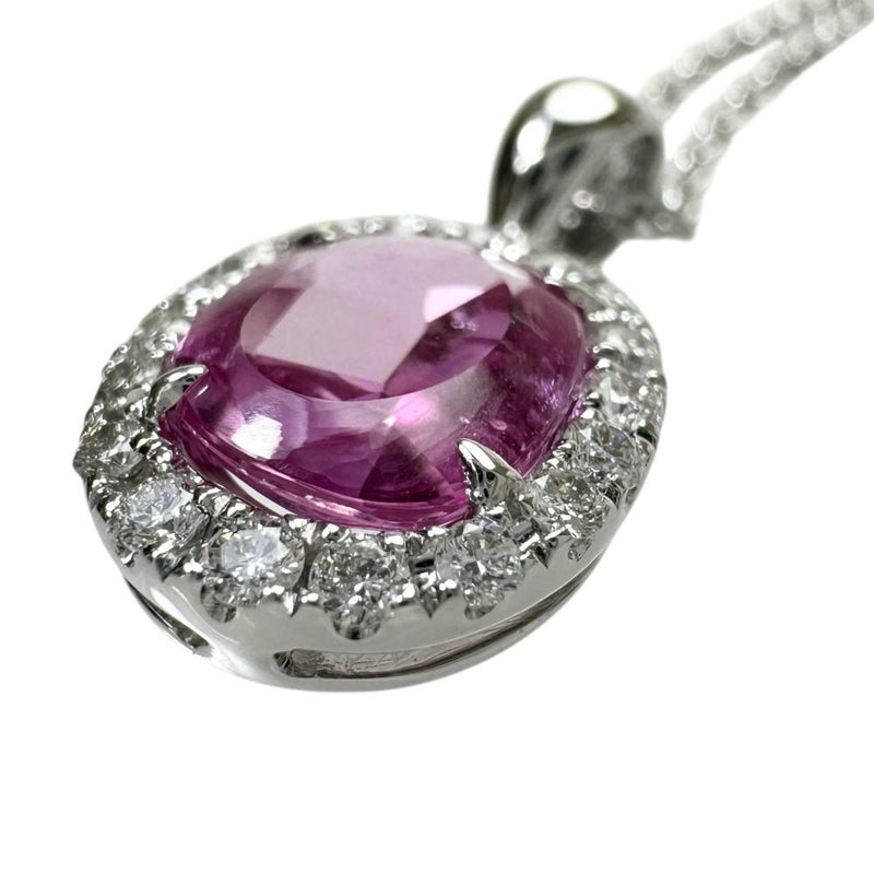 ピンクサファイア 1.56ct ダイヤモンド 0.20ct ネックレス K18WGホワイトゴールド 18金 4.4g 46cm レディース
【中古】【真子質店】【NN】




【SSx】