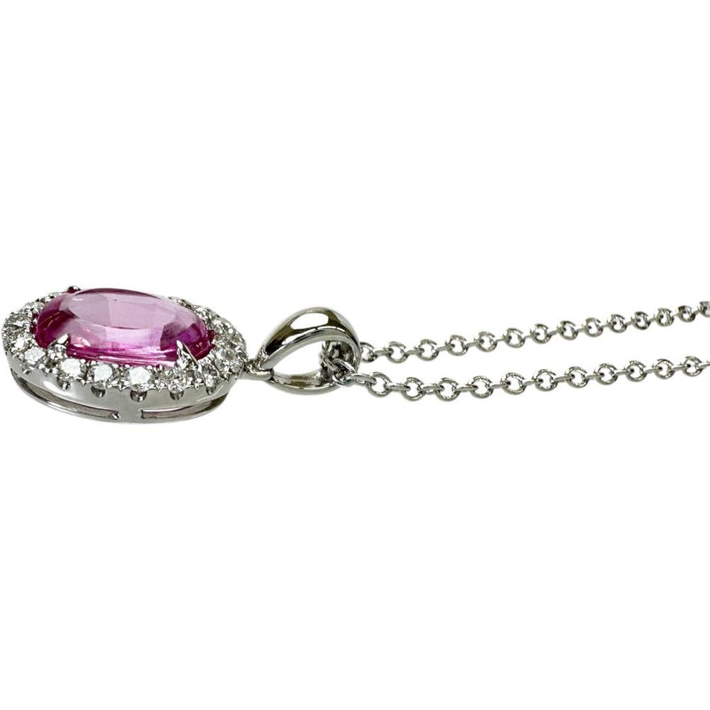 ピンクサファイア 1.56ct ダイヤモンド 0.20ct ネックレス K18WGホワイトゴールド 18金 4.4g 46cm レディース
【中古】【真子質店】【NN】




【SSx】