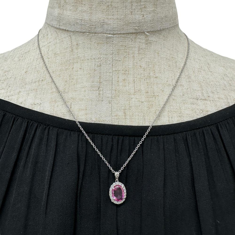 ピンクサファイア 1.56ct ダイヤモンド 0.20ct ネックレス K18WGホワイトゴールド 18金 4.4g 46cm レディース
【中古】【真子質店】【NN】




【SSx】