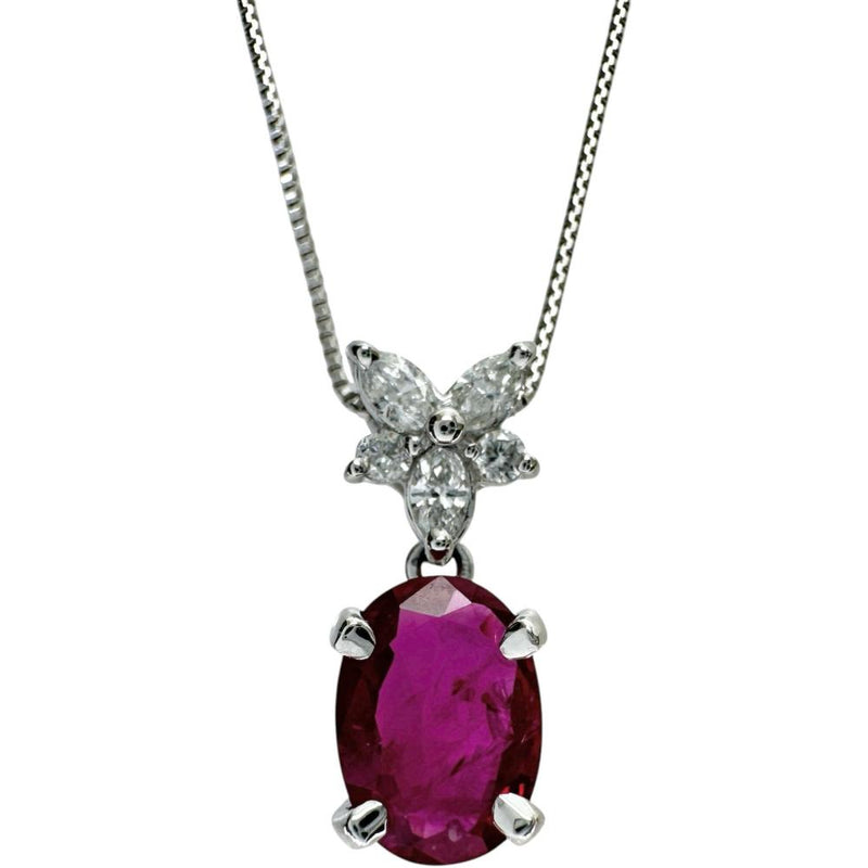 ルビー 0.919ct ダイヤモンド 0.12ct ネックレス K18WGホワイトゴールド 18金 2.2g 45cm レディース
【中古】【真子質店】【NN】




【MoTMi】