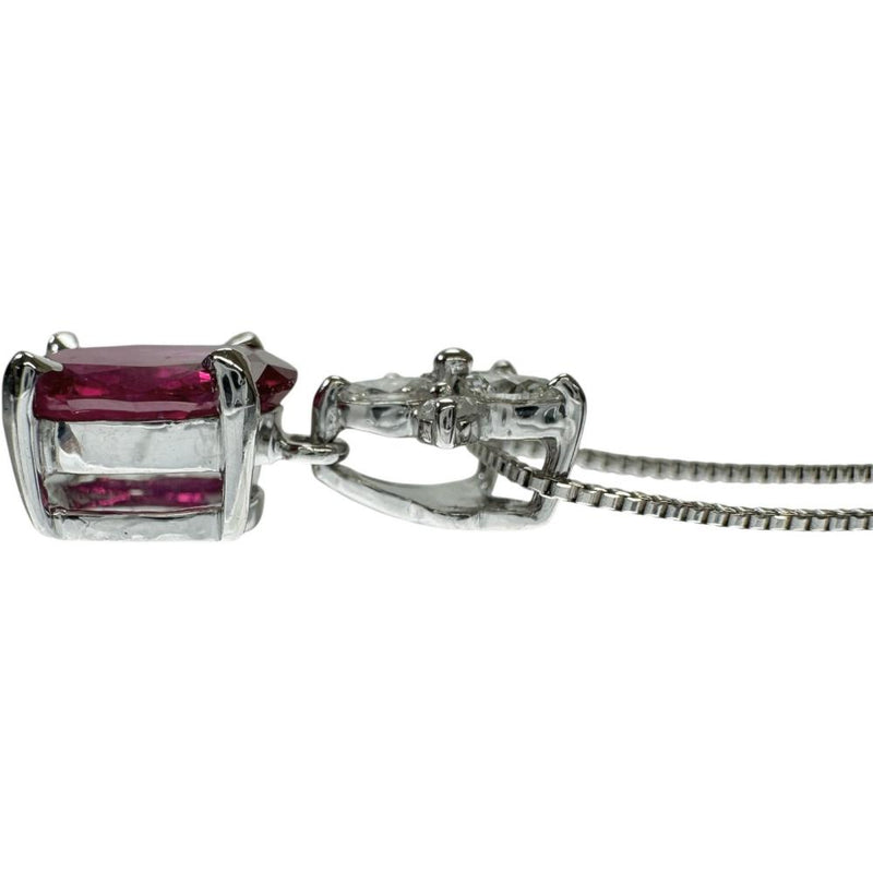 ルビー 0.919ct ダイヤモンド 0.12ct ネックレス K18WGホワイトゴールド 18金 2.2g 45cm レディース
【中古】【真子質店】【NN】




【MoTMi】