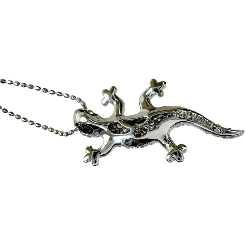 トカゲモチーフ ダイヤモンド 0.51ct ネックレス K18WGホワイトゴールド 18金 4.0g 45cm レディース
【中古】【真子質店】【NN】




【KIMo】
