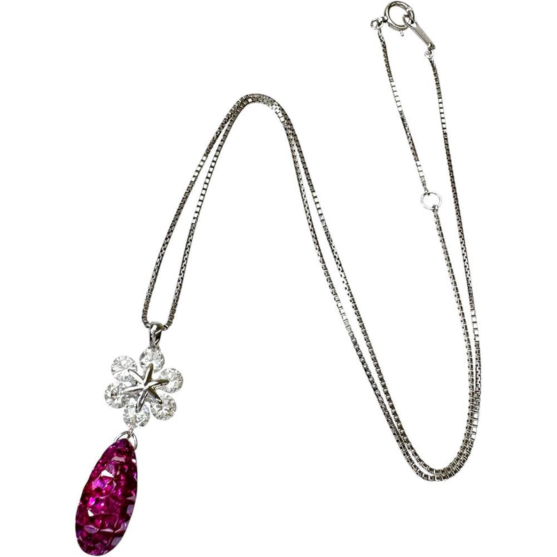 ミステリーセッティングルビー 1.13ct ダイヤモンド 1.04ct ネックレス K18WGホワイトゴールド 18金/Pt900プラチナ/Pt850プラチナ 6.2g 41cm レディース
【中古】【真子質店】【NN】




【IxKMi】