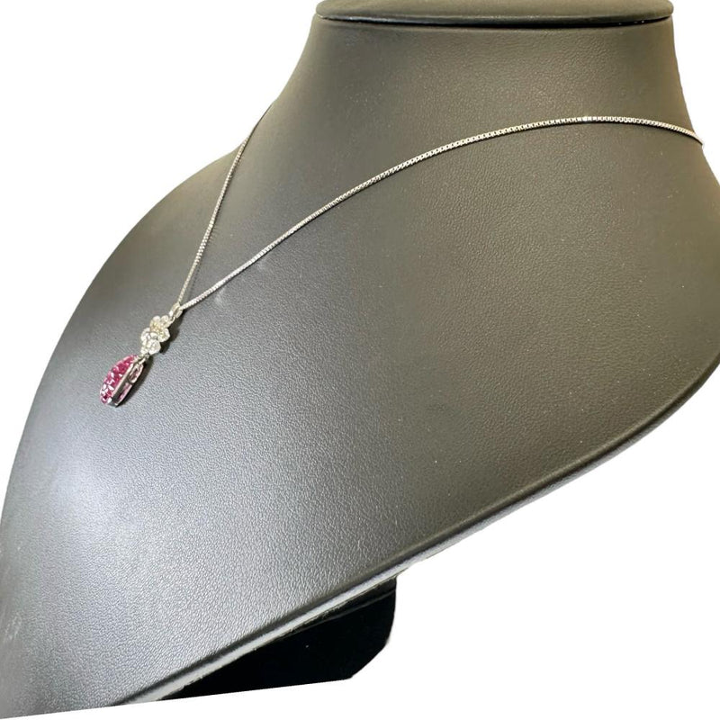 ミステリーセッティングルビー 1.13ct ダイヤモンド 1.04ct ネックレス K18WGホワイトゴールド 18金/Pt900プラチナ/Pt850プラチナ 6.2g 41cm レディース
【中古】【真子質店】【NN】




【IxKMi】