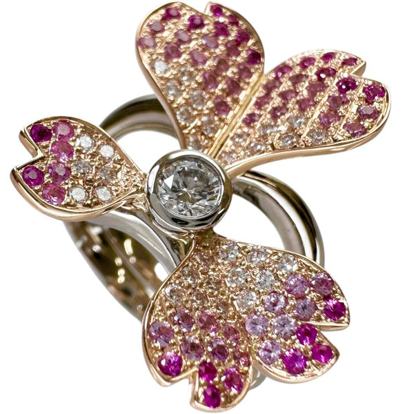 13.5号 若菜英司 セパレートリング フラワーモチーフ サファイア 0.28/0.42ct ダイヤモンド 0.30/0.12ct リング・指輪 Pt900プラチナ/K18ゴールド 18金 14.4g レディース
【中古】【真子質店】【NN】




【IMaMoMa】