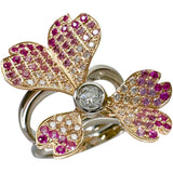 13.5号 若菜英司 セパレートリング フラワーモチーフ サファイア 0.28/0.42ct ダイヤモンド 0.30/0.12ct リング・指輪 Pt900プラチナ/K18ゴールド 18金 14.4g レディース
【中古】【真子質店】【NN】




【IMaMoMa】