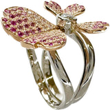 13.5号 若菜英司 セパレートリング フラワーモチーフ サファイア 0.28/0.42ct ダイヤモンド 0.30/0.12ct リング・指輪 Pt900プラチナ/K18ゴールド 18金 14.4g レディース
【中古】【真子質店】【NN】




【IMaMoMa】