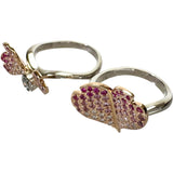 13.5号 若菜英司 セパレートリング フラワーモチーフ サファイア 0.28/0.42ct ダイヤモンド 0.30/0.12ct リング・指輪 Pt900プラチナ/K18ゴールド 18金 14.4g レディース
【中古】【真子質店】【NN】




【IMaMoMa】