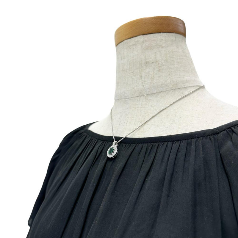 エメラルド 0.64ct ダイヤモンド 0.26ct ネックレス K18WGホワイトゴールド 18金 6.0g 40cm レディース
【中古】【真子質店】【NN】




【ITIx】