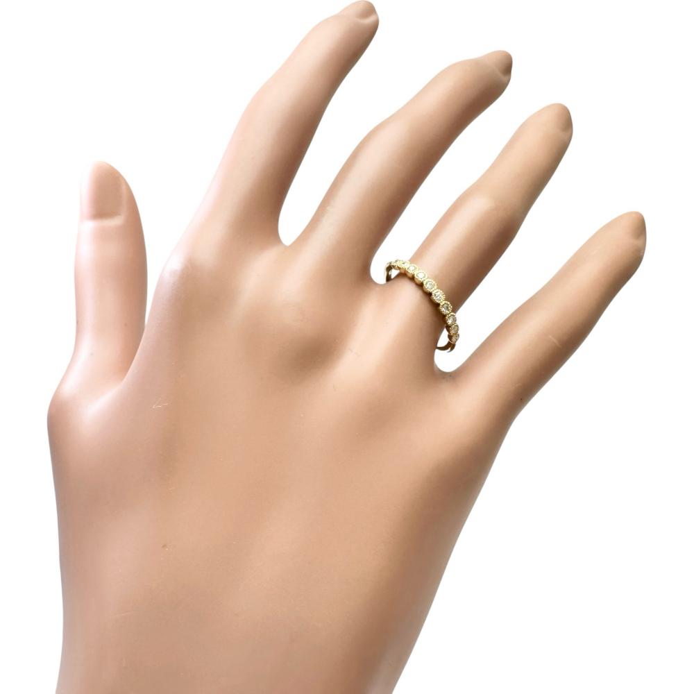 11号【agete/アガット】 ダイヤモンド 0.11ct リング・指輪 K18